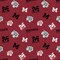 Sykel Enterprises-Morehouse College Cotton Fabric-Morehouse Maroon Tigers Tone On Tone Cotton Quilting Fabric